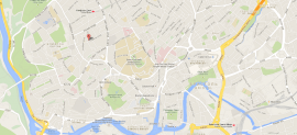 Расположение школы IH Bristol на карте